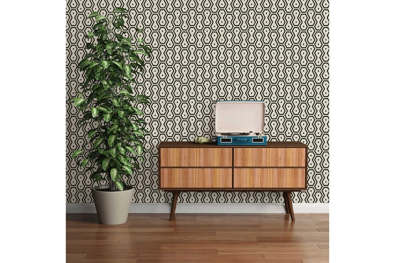 Retro style Tapet Jungle Chic Ovävd - AS Creation - Inredning - Tapet - Mönstrad tapet
