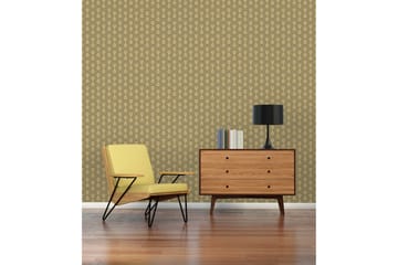 Retro style Tapet Jungle Chic Ovävd Gul - AS Creation - Inredning - Tapet - Mönstrad tapet