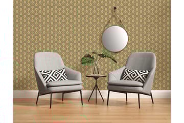 Retro style Tapet Jungle Chic Ovävd Gul - AS Creation - Inredning - Tapet - Mönstrad tapet