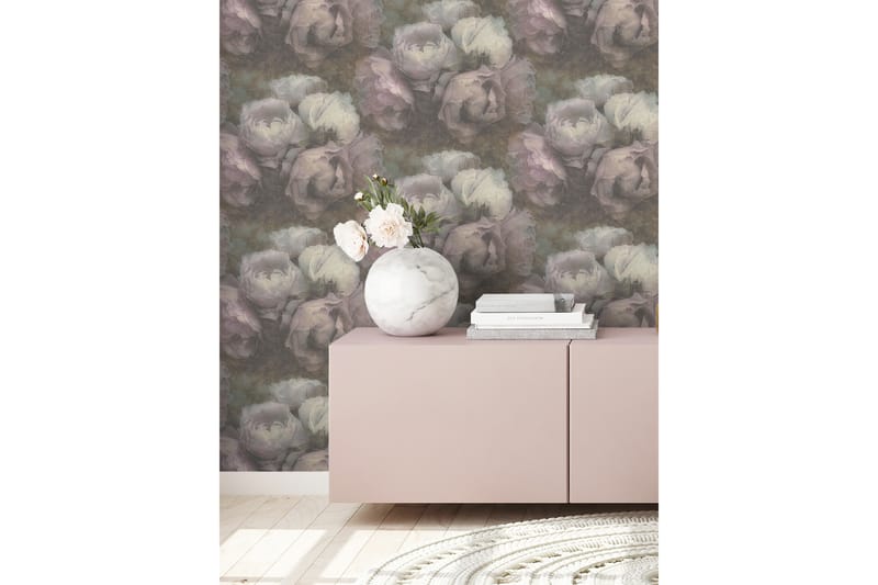 Rosas Tapet New Walls Romantic Dream Ovävd - AS Creation - Inredning - Tapet - Mönstrad tapet