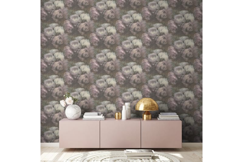 Rosas Tapet New Walls Romantic Dream Ovävd - AS Creation - Inredning - Tapet - Mönstrad tapet