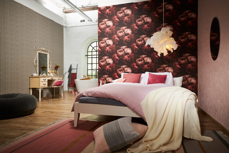 Rosas Tapet New Walls Romantic Dream Ovävd - AS Creation - Inredning - Tapet - Mönstrad tapet