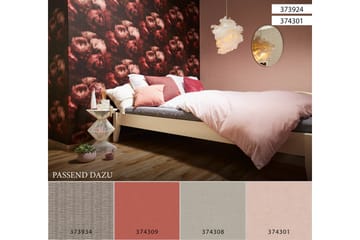 Rosas Tapet New Walls Romantic Dream Ovävd - AS Creation - Inredning - Tapet - Mönstrad tapet