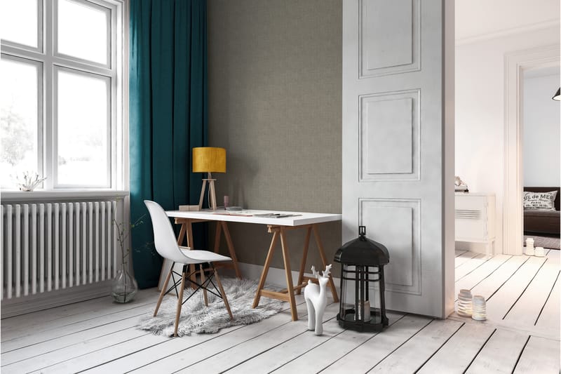 Slät Tapet Absolutely Chic Ovävd Beige - AS Creation - Inredning - Tapet - Mönstrad tapet