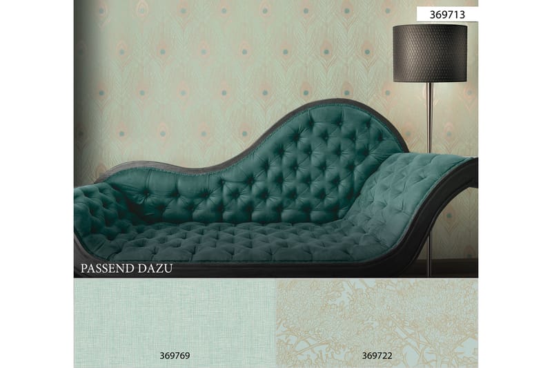 Slät Tapet Absolutely Chic Ovävd Blå - AS Creation - Inredning - Tapet - Mönstrad tapet
