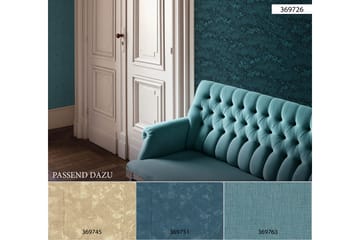 Slät Tapet Absolutely Chic Ovävd Blå - AS Creation - Inredning - Tapet - Mönstrad tapet