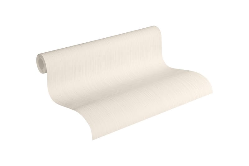 Slät Tapet Attractive Ovävd Beige Cream - AS Creation - Inredning - Tapet - Mönstrad tapet