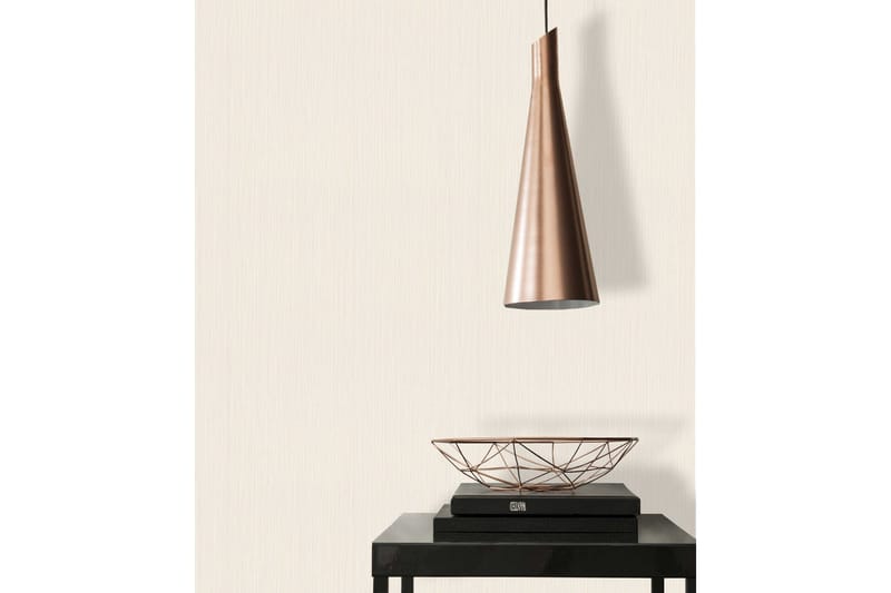 Slät Tapet Attractive Ovävd Beige Cream - AS Creation - Inredning - Tapet - Mönstrad tapet