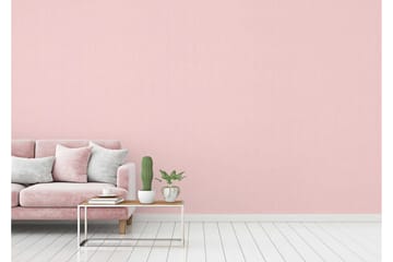 Slät Tapet Attractive Ovävd Rosa - AS Creation - Inredning - Tapet - Mönstrad tapet