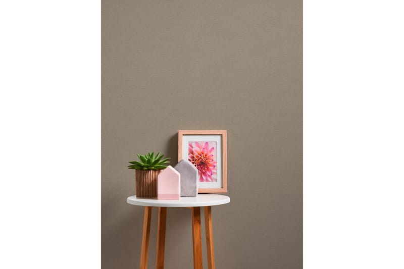 Slät Tapet Cuba Ovävd Beige Brun - AS Creation - Inredning - Tapet - Mönstrad tapet