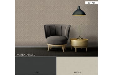 Slät Tapet Cuba Ovävd Beige Grå - AS Creation - Inredning - Tapet - Mönstrad tapet