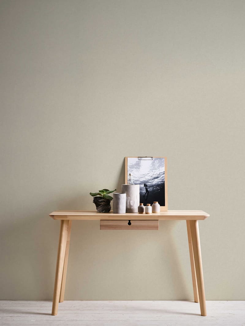 Slät Tapet Cuba Ovävd Beige Grå - AS Creation - Inredning - Tapet - Mönstrad tapet