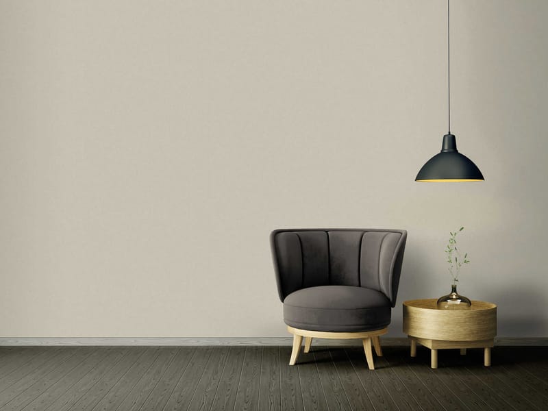 Slät Tapet Cuba Ovävd Beige Grå - AS Creation - Inredning - Tapet - Mönstrad tapet
