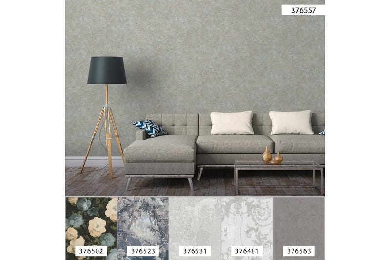 Slät Tapet History of Art Ovävd Beige - AS Creation - Inredning - Tapet - Mönstrad tapet