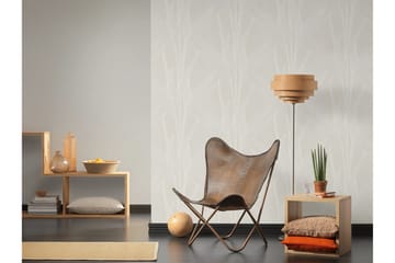 Slät Tapet Hygge Ovävd Cream Beige - AS Creation - Inredning - Tapet - Mönstrad tapet