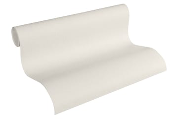 Slät Tapet Hygge Ovävd Cream Beige - AS Creation - Inredning - Tapet - Mönstrad tapet