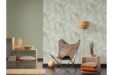 Slät Tapet Hygge Ovävd Grön - AS Creation - Inredning - Tapet - Mönstrad tapet