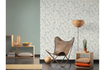 Slät Tapet Hygge Ovävd Grön - AS Creation - Inredning - Tapet - Mönstrad tapet