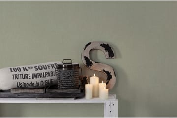 Slät Tapet Hygge Ovävd Grön - AS Creation - Inredning - Tapet - Mönstrad tapet