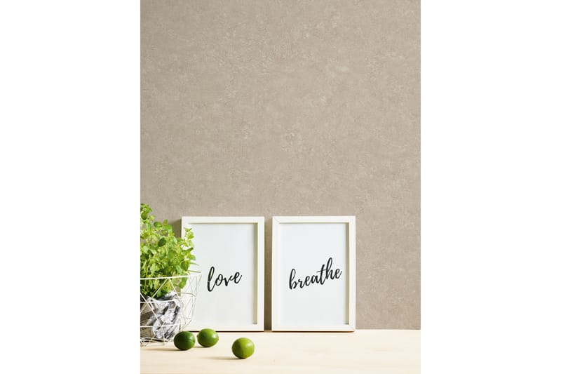 Slät Tapet Industrial Ovävd Beige Vit - AS Creation - Inredning - Tapet - Mönstrad tapet