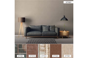 Slät Tapet Industrial Ovävd Beige Vit - AS Creation - Inredning - Tapet - Mönstrad tapet