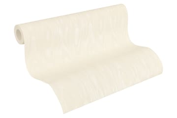 Slät Tapet Luxury Tapet Ovävd Cream - AS Creation - Inredning - Tapet - Mönstrad tapet