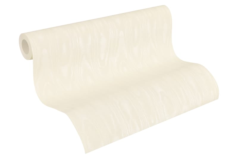 Slät Tapet Luxury Tapet Ovävd Cream - AS Creation - Inredning - Tapet - Mönstrad tapet