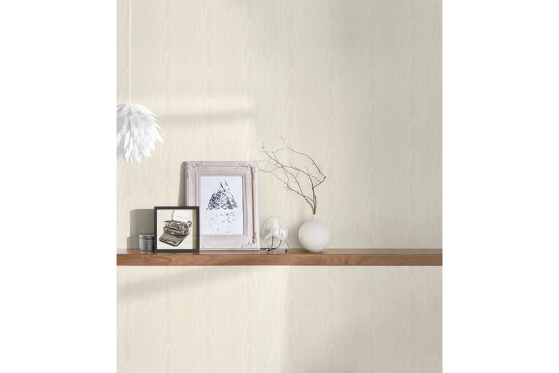 Slät Tapet Luxury Tapet Ovävd Cream - AS Creation - Inredning - Tapet - Mönstrad tapet