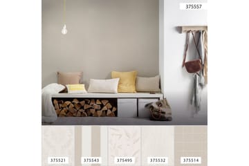 Slät Tapet New Elegance Ovävd Beige - AS Creation - Inredning - Tapet - Mönstrad tapet