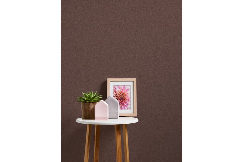 Slät Tapet New Elegance Ovävd Brun - AS Creation - Inredning - Tapet - Mönstrad tapet