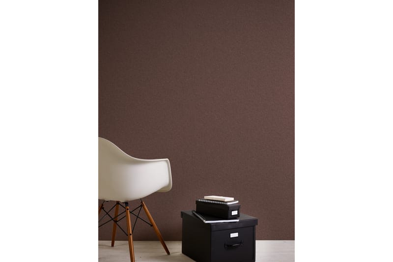 Slät Tapet New Elegance Ovävd Brun - AS Creation - Inredning - Tapet - Mönstrad tapet