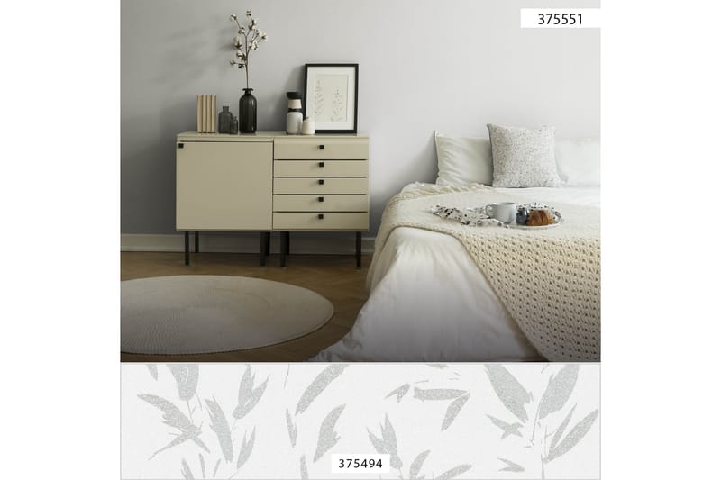 Slät Tapet New Elegance Ovävd Cream - AS Creation - Inredning - Tapet - Mönstrad tapet