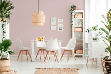 Slät Tapet New Elegance Ovävd Rosa - AS Creation - Inredning - Tapet - Mönstrad tapet