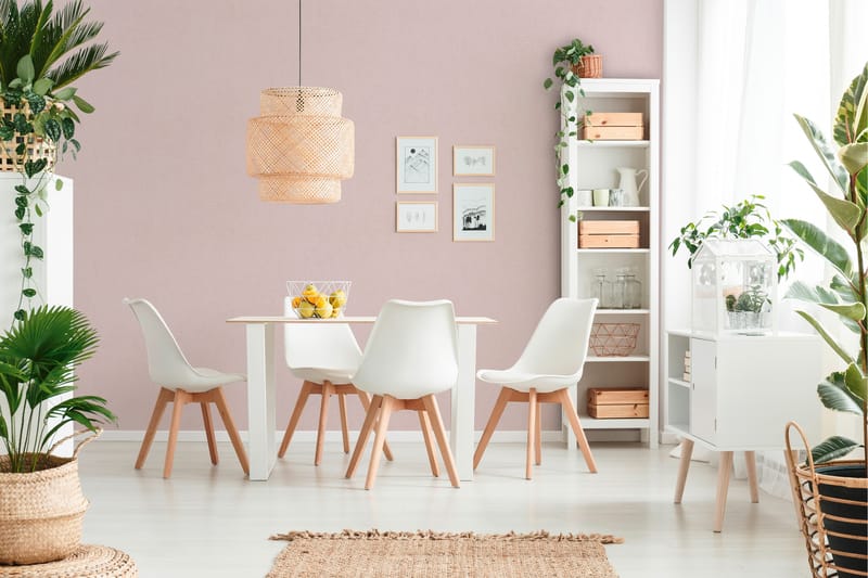 Slät Tapet New Elegance Ovävd Rosa - AS Creation - Inredning - Tapet - Mönstrad tapet