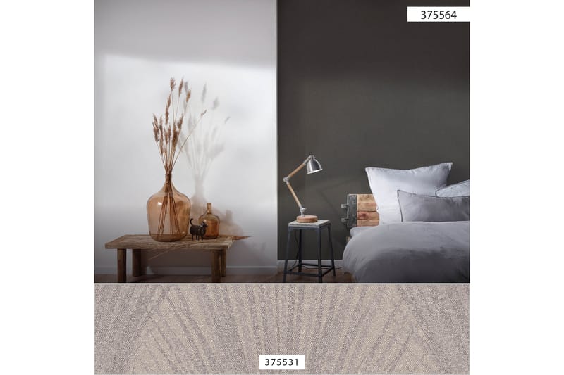 Slät Tapet New Elegance Ovävd Svart - AS Creation - Inredning - Tapet - Mönstrad tapet