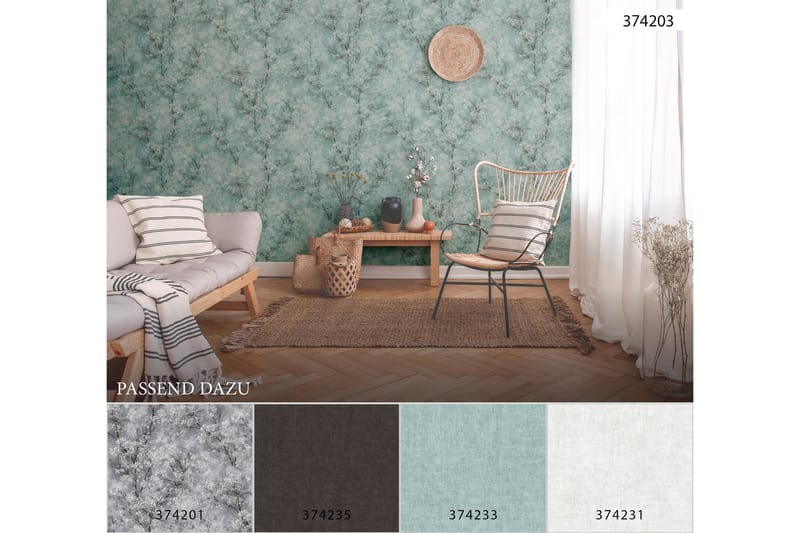 Slät Tapet New Walls Cosy & Relax Ovävd - AS Creation - Inredning - Tapet - Mönstrad tapet