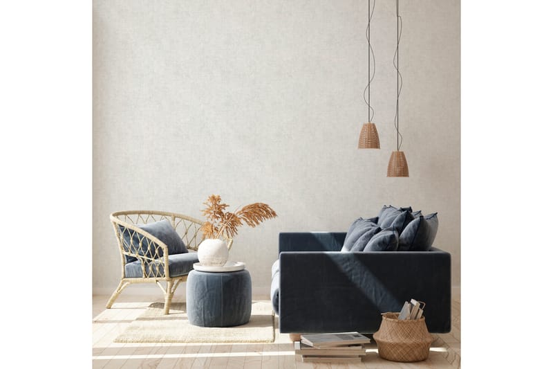 Slät Tapet New Walls Cosy & Relax Ovävd - AS Creation - Inredning - Tapet - Mönstrad tapet