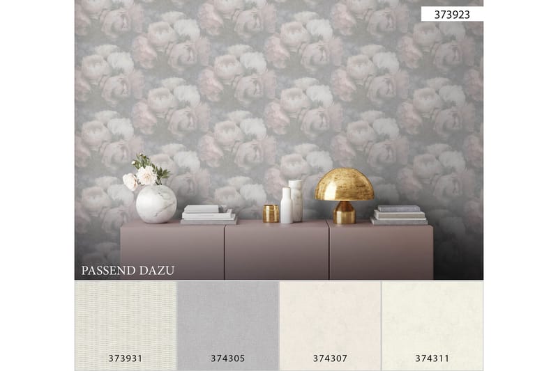 Slät Tapet New Walls Ovävd Cream - AS Creation - Inredning - Tapet - Mönstrad tapet