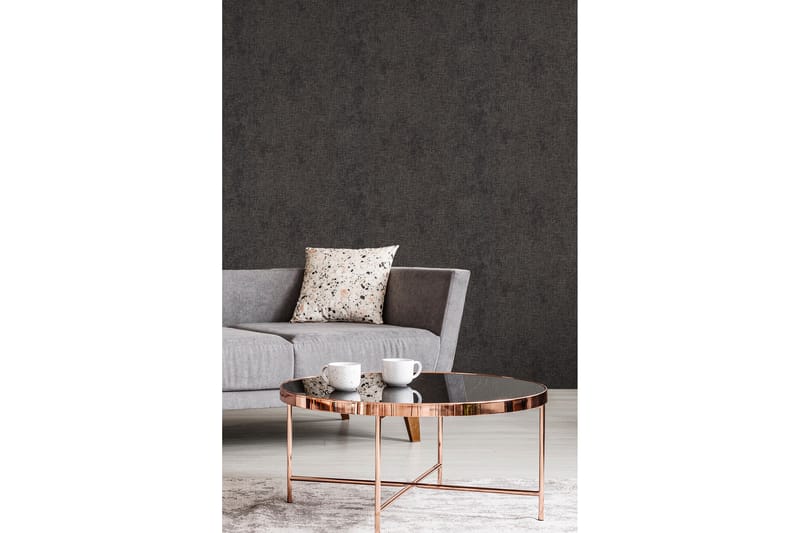 Slät Tapet New Walls Ovävd Svart Guld - AS Creation - Inredning - Tapet - Mönstrad tapet