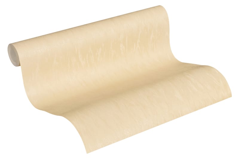 Slät Tapet Romantico Ovävd Beige - AS Creation - Inredning - Tapet - Mönstrad tapet