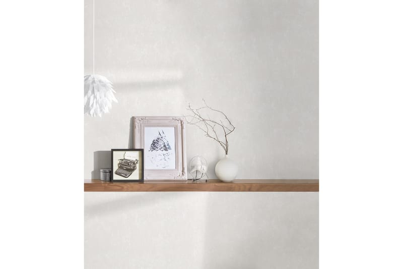 Slät Tapet Romantico Ovävd Cream - AS Creation - Inredning - Tapet - Mönstrad tapet