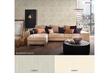 Slät Tapet Siena Ovävd Cream - AS Creation - Inredning - Tapet - Mönstrad tapet