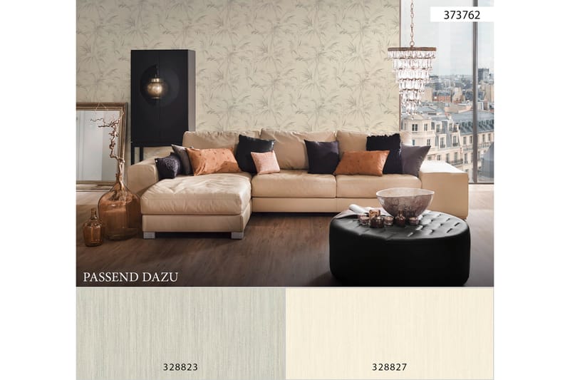 Slät Tapet Siena Ovävd Cream - AS Creation - Inredning - Tapet - Mönstrad tapet