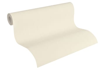 Slät Tapet Siena Ovävd Cream - AS Creation - Inredning - Tapet - Mönstrad tapet