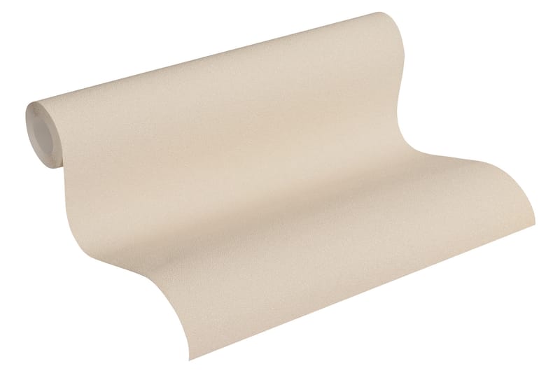 Slät Tapet Trendwall Ovävd Beige - AS Creation - Inredning - Tapet - Mönstrad tapet
