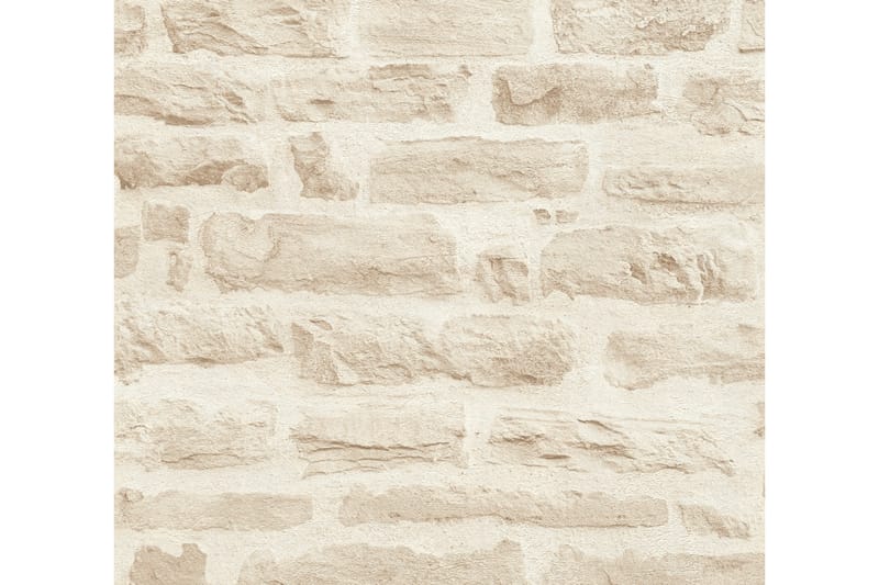 Sten Tapet Ovävd Beige - AS Creation - Inredning - Tapet - Mönstrad tapet