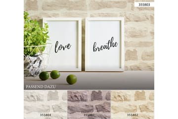 Sten Tapet Ovävd Beige - AS Creation - Inredning - Tapet - Mönstrad tapet