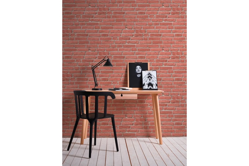 Sten Tapet Ovävd Röd Beige - AS Creation - Inredning - Tapet - Mönstrad tapet