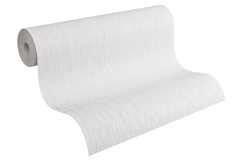 Struktur Tapet Svart & Vit Papper Vit - AS Creation - Inredning - Tapet - Mönstrad tapet