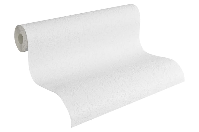Struktur Tapet Svart & Vit Papper Vit - AS Creation - Inredning - Tapet - Mönstrad tapet